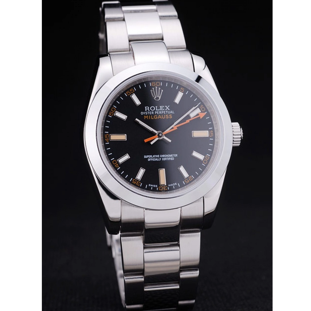Aaa fake watches srl155 Swiss Rolex Milgauss 0805